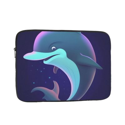 12 Inch Laptop Sleeve Bag Waterproof Shockproof Laptop Case Bag Dolphin (1) (1)_ Lightweight Tablet Carrying Case