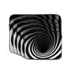 10 Inch Laptop Sleeve Bag Waterproof Shockproof Laptop Case Bag Black and White Spiral Tunnel Lightweight Tablet Carrying Case view 2