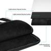 10 Inch Laptop Sleeve Bag Waterproof Shockproof Laptop Case Bag Black and White Spiral Tunnel Lightweight Tablet Carrying Case view 3