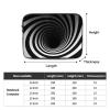 10 Inch Laptop Sleeve Bag Waterproof Shockproof Laptop Case Bag Black and White Spiral Tunnel Lightweight Tablet Carrying Case view 4