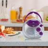 Shower Radio Speaker, AM FM Radio with Top Handle, Portable Stereo Radio with Earphone Port for Home, Beach,Hot Tub, Bathroom, Outdoor view 4