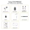 COMICA D10 Pro A XLR USB Dynamic Microphone with Receiver Boom Arm Stand for Gaming/TikTok/Podcast Recording,Support RGB Light Mute Button for PC,Smartphone,Computer,Mac,PS4/5(White) view 2
