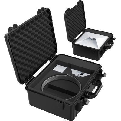 Tiagowell Starlink Mini Case, Waterproof Hard Case with EVA Liner for Starlink Mini Dish & Accessories, Portable Carrying Cases for Travel, Camping, Rv, Indoor & Outdoor Use