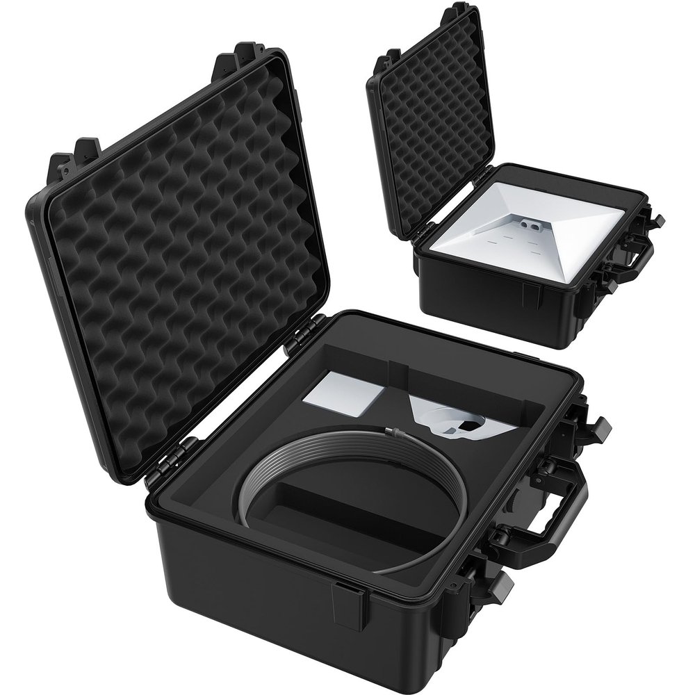 Tiagowell Starlink Mini Case, Waterproof Hard Case with EVA Liner for Starlink Mini Dish & Accessories, Portable Carrying Cases for Travel, Camping, Rv, Indoor & Outdoor Use