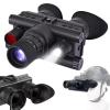 SKIOVEMI Head-Mounted Night Vision Goggles for Adults, 4K Digital Infrared Helmet Mounted Night Vision Monocular with 4 Color Modes, 8X Magnification, Head Strap, 32GB Memory Card view 1