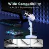 EJoy D10 PRO(D) COMBO Dual-Channel Wireless USB Gaming Microphone  RGB Dynamic Mic with Wired/Wireless Modes, XLR/USB-C, Real-Time Monitoring, Studio Mic for Streaming, Podcast, Recording (White) view 3