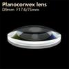 Convex Lenses Galss Optical Lens Telescope Microscope Eyepiece Spotlight D9mm F17.6/75mm(D9mmF75mm) view 2