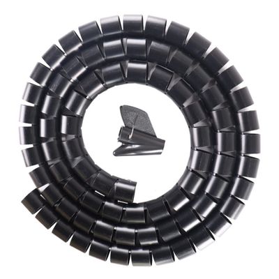 Angoily Cable Sleeve Spiral Wire Organizer Bite-Resistant Coiled Tube for Power Cables Easy Installation Wear-Resistant for Pet Owners and Home Use