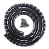 Angoily Cable Sleeve Spiral Wire Organizer Bite-Resistant Coiled Tube for Power Cables Easy Installation Wear-Resistant for Pet Owners and Home Use view 1