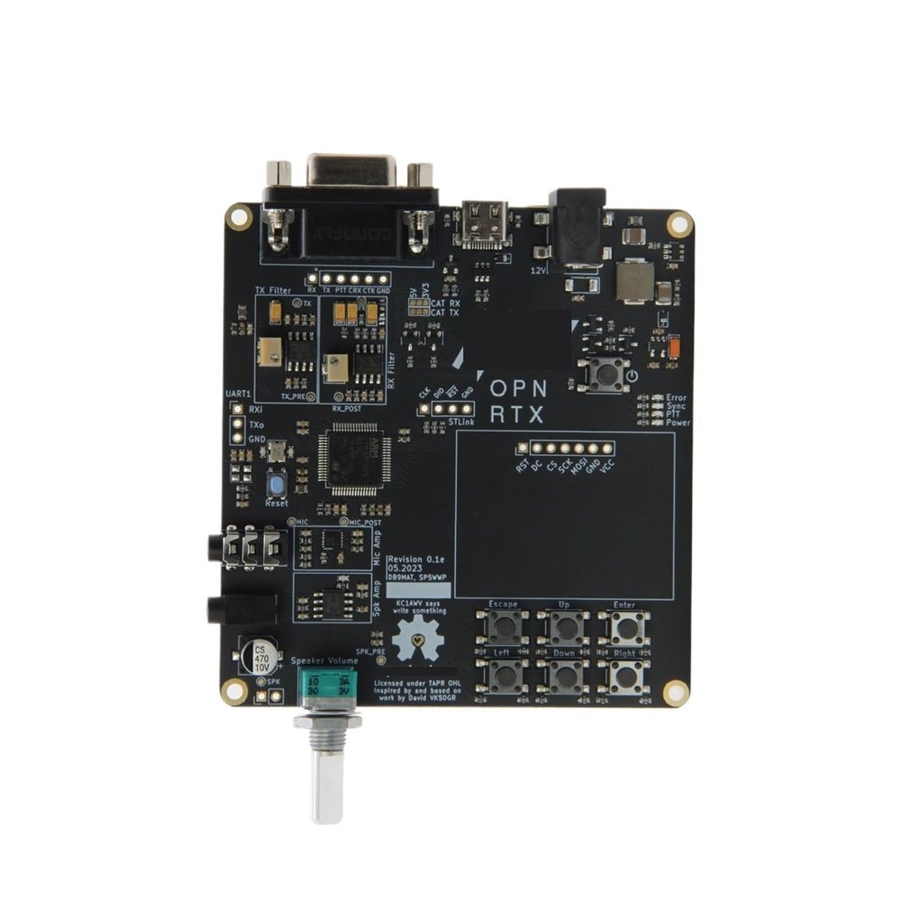 L6AS0F7 STM32 Development Board M17 Modem Board with DE-9 Connector Microphone Speaker Interface Switch(M17-R0.1E with OLED)