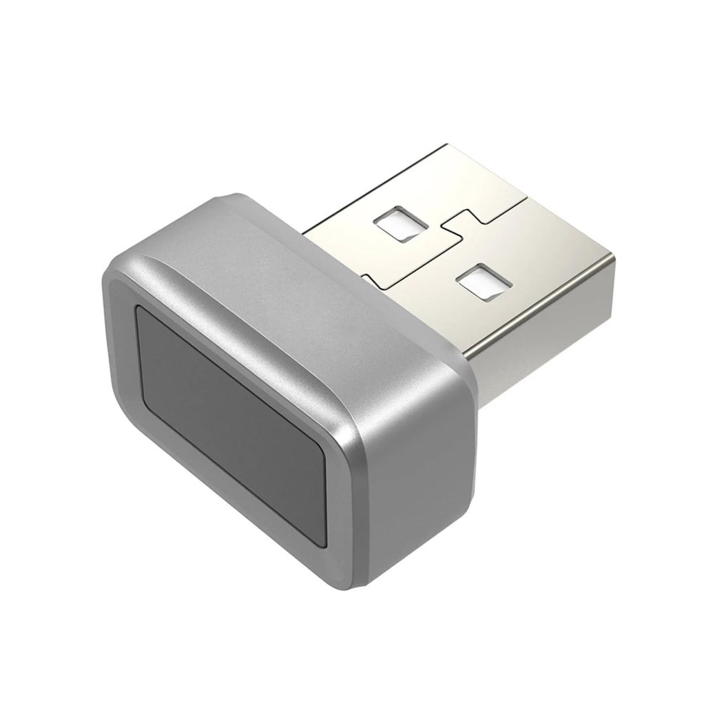 XusLFR USB Fingerprint Reader 0.05s Login Security 360Degree Sensors Login for Window11/10 Hello Desktop Laptop 2Color