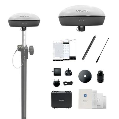 SMA20 Pro GNSS IMU RTK GPS Surveying Equipment Rover Receiver Rtk Gnss and Survey Software, 1408 Channels, 1cm Accuracy, 18km UHF Distance