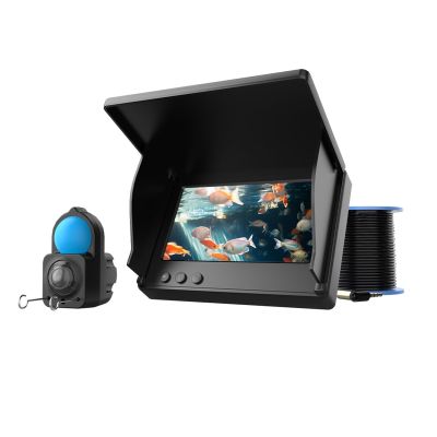 F7X3K0Z Portable Fish Depth Water Handheld 1080P 4.3 Inch LCD Fish Underwater 120 Fishing Camera with Night Vision(30m)
