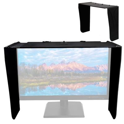 Mavdecll 17-27 Inch Computer Monitor Hood, for Monitor Width of 41-71cm, Anti-Glare Laptop Screen Hood, Privacy Protection & Relieve Visual Fatigue, for Office, Game Halls