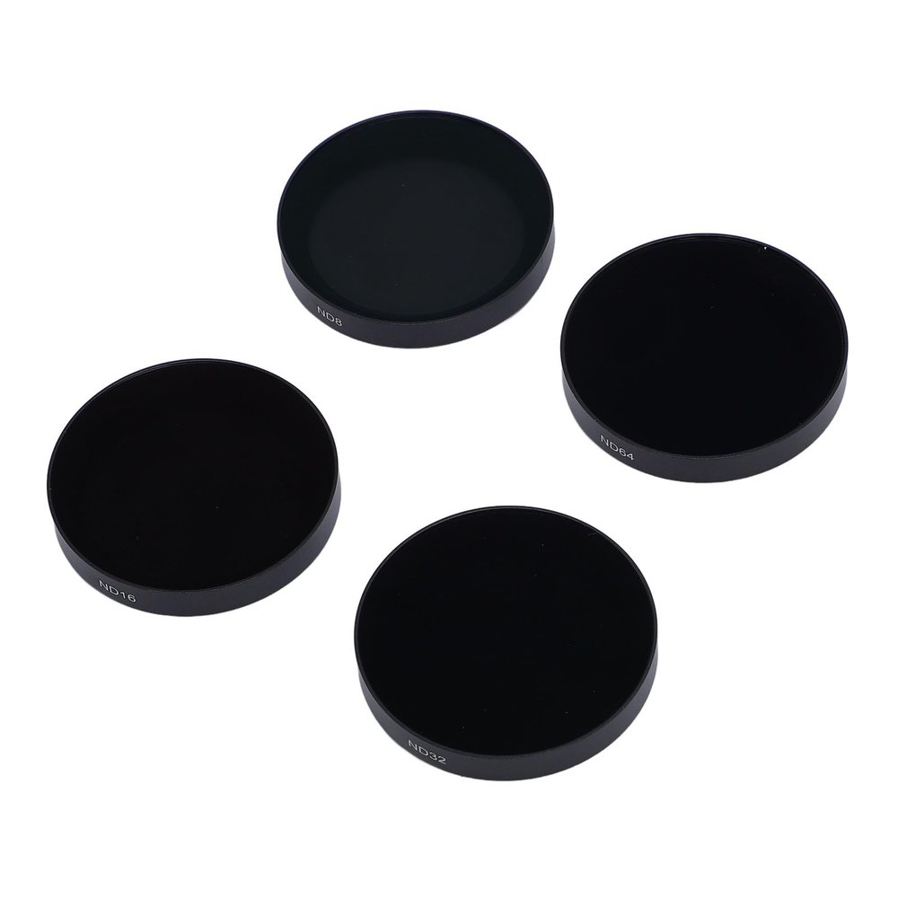 ND Filter Set Compatible with Action 3/4/5 Pro,ND8 ND16 ND32 ND64 Neutral Density Polarizing Action Camera Accessories,Multicoated HD Optical Glass,Aluminium Alloy Frame