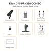 COMICA D10 Pro D Combo XLR USB Dynamic Microphone with Receiver Desktop Mic Stand for Gaming/TikTok/Podcast Recording,Support RGB Light Mute Button for PC,Smartphone,Computer,Mac,PS4/5(Black) view 4