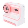 Instant Print Camera for Kids, Kids Camera Instant Print with 3 Rolls Print Paper, Front Rear Dual Cameras, Black and White Photo, Selfie Instant Camera for Kids Christmas (Rosy) view 1