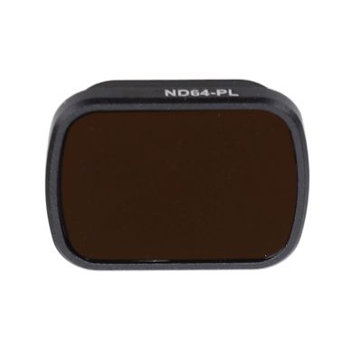 ND Filter for Flip Accessories,ND64PL Drone Lens Filters,Aluminum Alloy Optical Glass HD Coating Drone Camera Filters for Light Reduction,Enhanced Colors with Storage Box