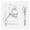 ADPVRLUQ F80 Desktop 17-27 Inch LCD LED Monitor Stand Arm Gas Spring Full Motion Gas Strut TV Stand Loading 2-9 kg view 3
