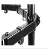 ADPVRLUQ MS02-II Desk Clamp Full Motion 360 Degree Dual Monitor Stand 10"-27" Clamp Base Monitor Mount Arm Load 9.9kg PC Stand view 2