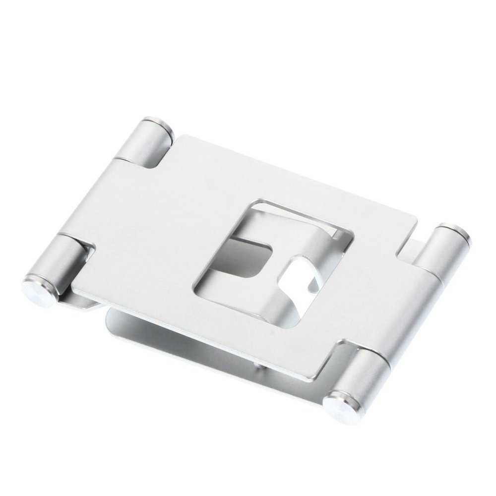 Angoily Adjustable Aluminum Alloy Desktop Cell Phone Stand Foldable Phone Holder for Tablets and Smartphones for Home Office Use