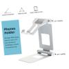 Angoily Adjustable Aluminum Alloy Desktop Cell Phone Stand Foldable Phone Holder for Tablets and Smartphones for Home Office Use view 3
