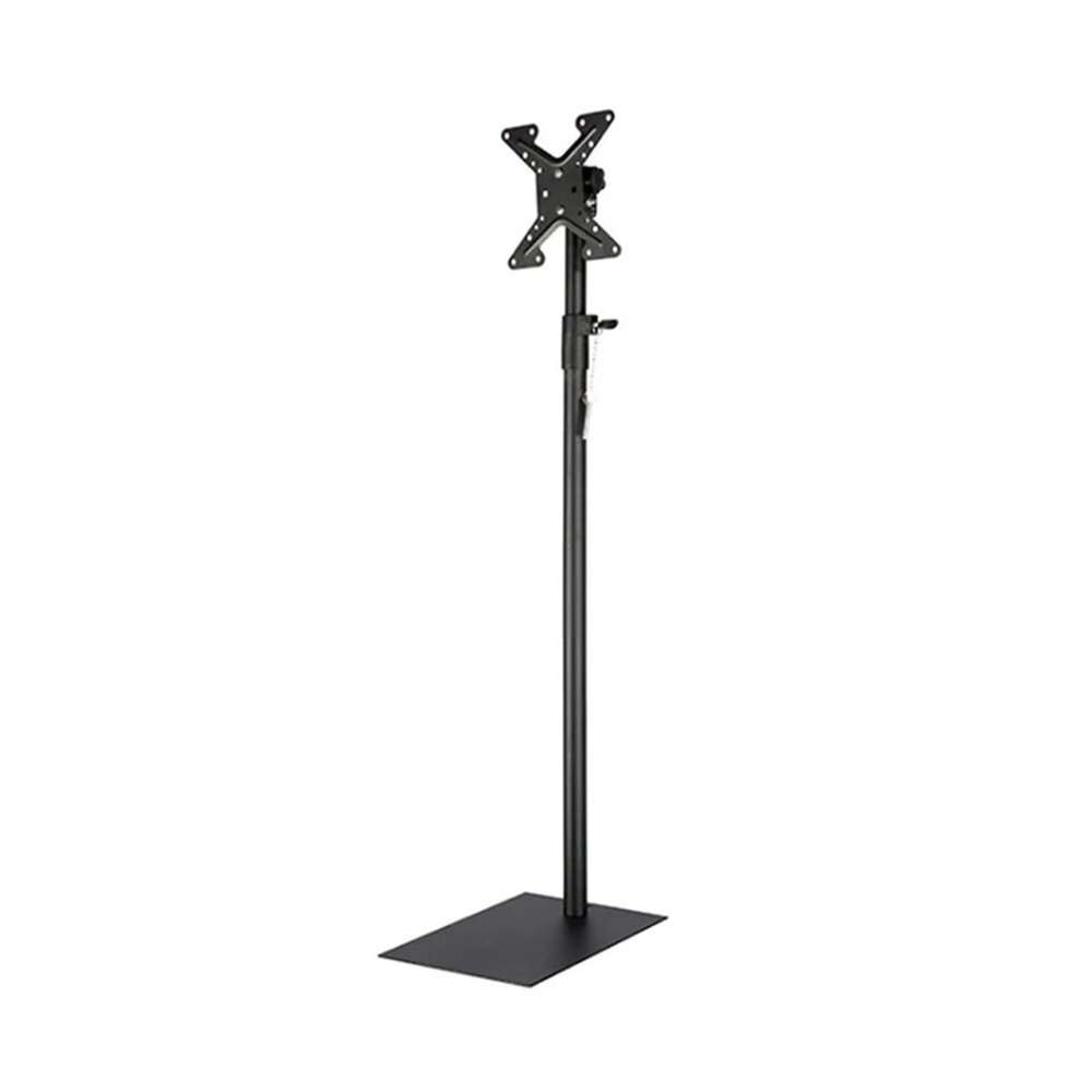 ADPVRLUQ 1500mm High Steel Front to Back Tilt, Up and Down Swivel Full Motion 10"-37" LED LCD TV Cart Flat Panel Plasma TV Trolley Floor Stand