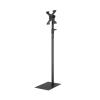 ADPVRLUQ 1500mm High Steel Front to Back Tilt, Up and Down Swivel Full Motion 10"-37" LED LCD TV Cart Flat Panel Plasma TV Trolley Floor Stand view 1