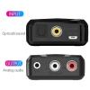 2 in 1 Audio Adapter DC 5V 1A Bluetooth 5.0 Optical Coaxial Converter Audio Receiver & Transmitter for TV Phone Tablet view 3