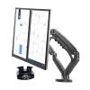 ADPVRLUQ F160 Gas Spring Desktop 17"-27" Dual Monitor Stand Arm with 2 USB3.0 Monitor Mounting Brackets, Each Arm Load 2-9kg(2019 F160NU2) view 1