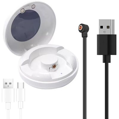 [1+1Pack] for Herz P1 Smart Ring Charger, Magnetic Charging Box&Cable Portable Charger Magnetic Charging Cable Port (Not Wireless Case!)