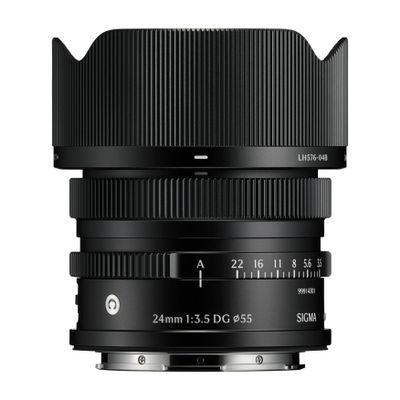 Sigma 24mm F3.5 DG Full-Frame Contemporary Lens with Manual Aperture Ring and Magnetic Lens Cap (Black, L Mount)