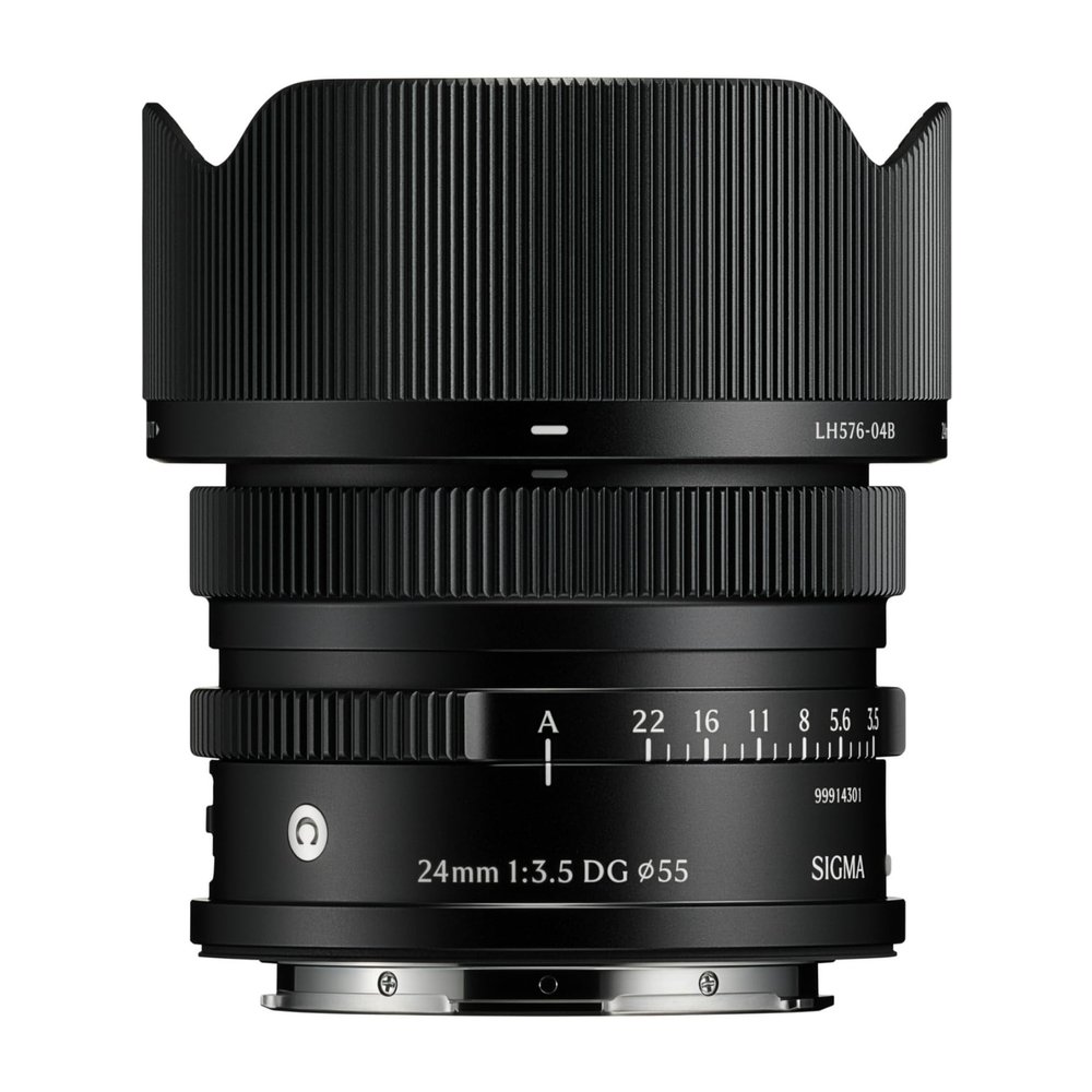 Sigma 24mm F3.5 DG Full-Frame Contemporary Lens with Manual Aperture Ring and Magnetic Lens Cap (Black, L Mount)