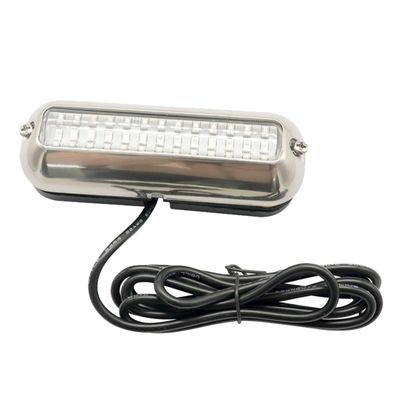 BIUDECO Stainless Steel 39 LED Underwater Lamp Waterproof Yacht Lighting Submersible Decorative Light for Boats and Pools for Marine Lighting
