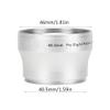 40.5MM Black Aluminum Alloy 2X Magnification Additional Lens, Compatible with All 40.5MM Camera Lenses, Enhances Distant Details, Includes Lens Protection Bag Dust Removal Cloth view 2