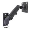 Adjustable Lifting Telescopic Rotating Wall Mount Bracket, Monitor Wall Mount, 15.4lbs Weight Capacity Universal VESA Stand for 17-27 Inch Screen view 3