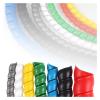 Cord Protector,Spiral Wrap 5 Meters Cable Wire Protector 8mm~40mm Pipe Cover Tube Line Organizer Protection Cable Sleeve(Yellow,16mm) view 1