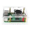 Acrylic Case Fully Vented Case with Cooling Fan & Openable Top Cover Compatible for Raspberry Pi 5 view 1