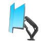 ADPVRLUQ F160 Gas Spring Desktop 17"-27" Dual Monitor Stand Arm with 2 USB3.0 Monitor Mounting Brackets, Each Arm Load 2-9kg(F160NXU3-1) view 2