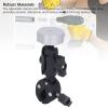Mini Pole Clamp Mount, Angle Adjustable Pole Clamp Mounting Bracket for Mini Satellite, Easy to Install, Satellite Mounting Clip for Outdoor (Silver Adapter) view 4