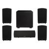 Definitive Technology Home Theater Bundle: (4) ProMonitor 1000 Speakers, ProCenter 1000 Center, and Descend DN8 Subwoofer - Immersive 5.1 Surround Sound System view 1