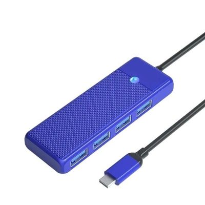 BOXUWFO HONGP Hub Usb3.0 5Gbps High Speed USB Hub 3 0 Multiple Port TY>pe C HUB Multi USB 4-Port Splitter Adapter(Gray)