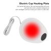 USB Mug Warmer Constant Temp Adjustable Electric Beverage Heating Plate for Ceramic Coffee Cups Pink White Beverage Warmers Tableware (#12) view 2
