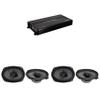 ATG Transcend Series Amplified Speaker Upgrade Compatible with Select Chrysler (2) Pair 250W 6X9 Coaxials and 1000 Watt Transcend Class A/B 4-Channel Amplifier view 1