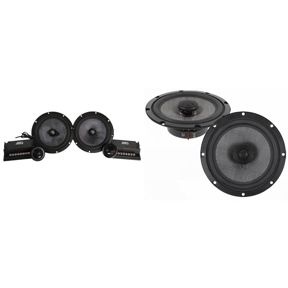 ATG Transcend Series Speaker Upgrade 250W 6.5" Components with 200W 6.5" Coaxials