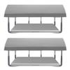 TidyFriend Rubberized Under Desk Laptop Mount - 6 Racks in 2 Sets, Laptop Under Desk Mount, Organizer Rack with Screws view 1