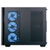 AeroCool P500C Mid-Tower Dual Chamber PC Case 4 Pre-Installed Fans High-Airflow Panoramic Tempered Glass RGB Lighting 360mm Radiator Support Customizable Cooling System Cable Management Gaming Builds view 2