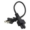 BOXUWFO HONGP C5 Power Adapter 1-15P 2Pin Male Plug to IEC320 C5 Female 30cm Power Extension Cable for Computers Good Conductivity Blk view 2