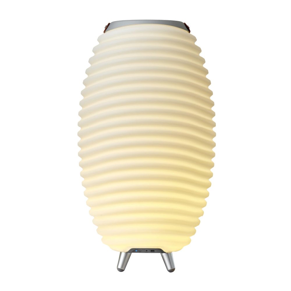 Kooduu Synergy 3-in-1 LED Lamp, Bluetooth Speaker & Drink Holder - Cordless, Rechargeable Indoor/Outdoor Light Fits 1 Bottle, 22H