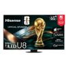 Hisense 65" U8 Series ULED Mini-LED 4K UHD Smart Google TV (65U8QG) - QLED, Native 165Hz, VRR 288, Up to LD5600, 5000 Nits, HDR10+, Dolby Vision IQ Atmos, IMAX Enhanced, 4.1.2 Ch Audio view 1